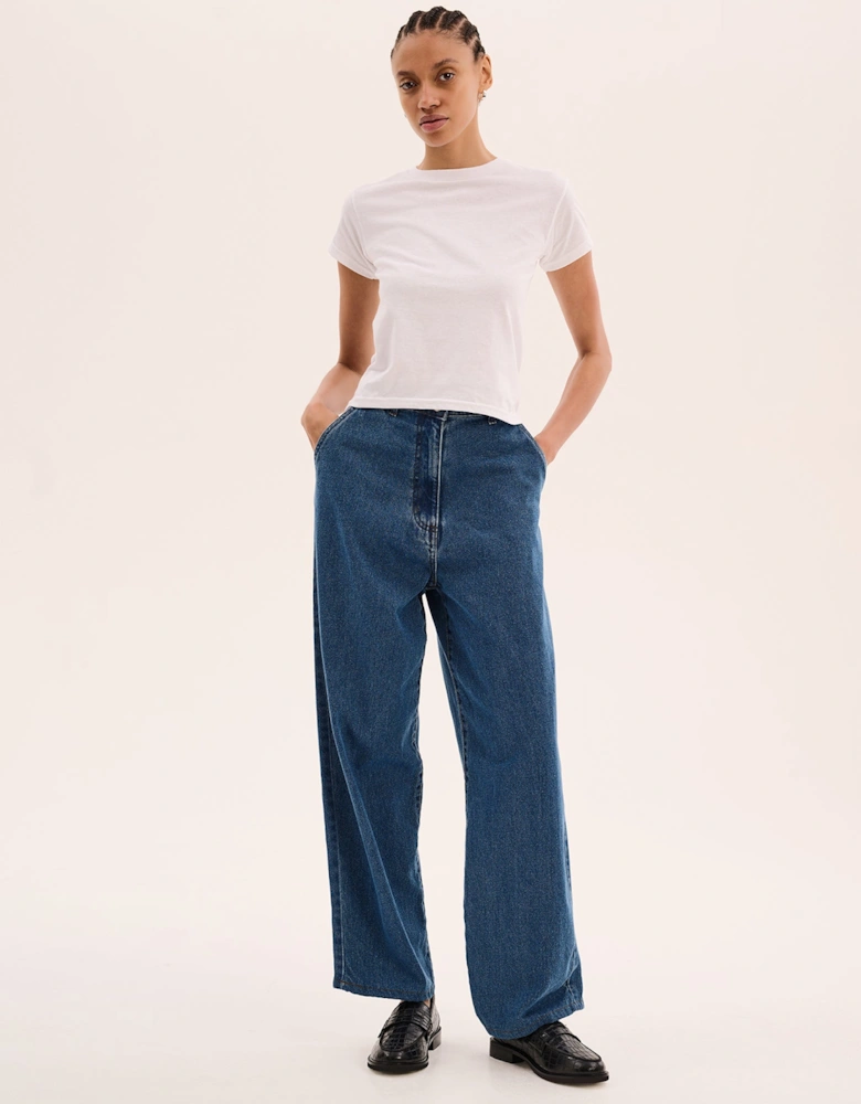 Jill Baby Tee in White