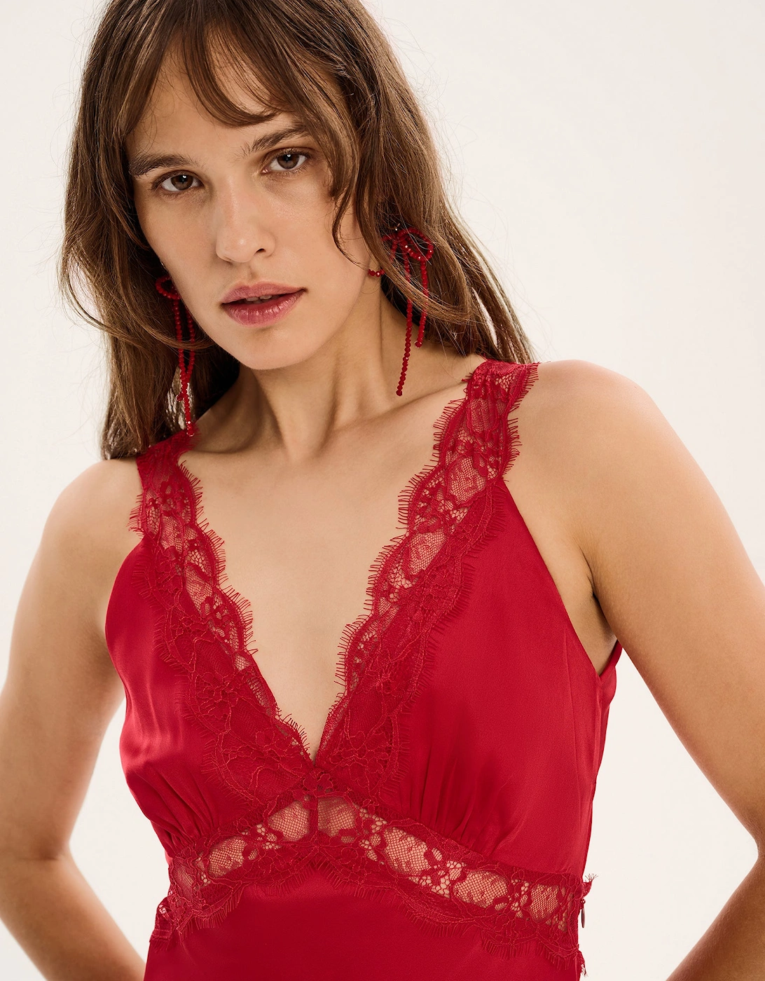 Aurelia Dress in Barbados Cherry