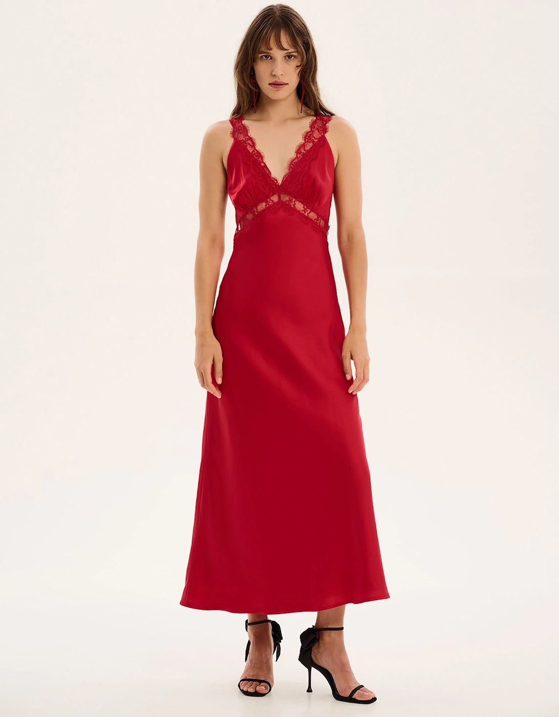 Aurelia Dress in Barbados Cherry