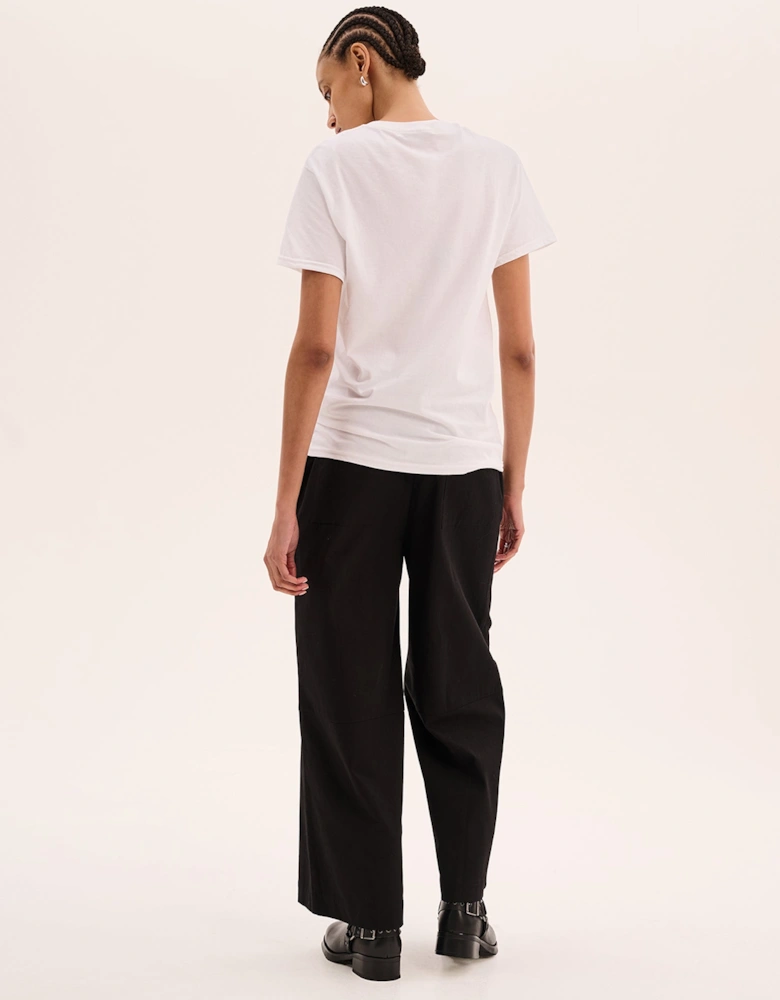 Jack Boyfriend Tee in White