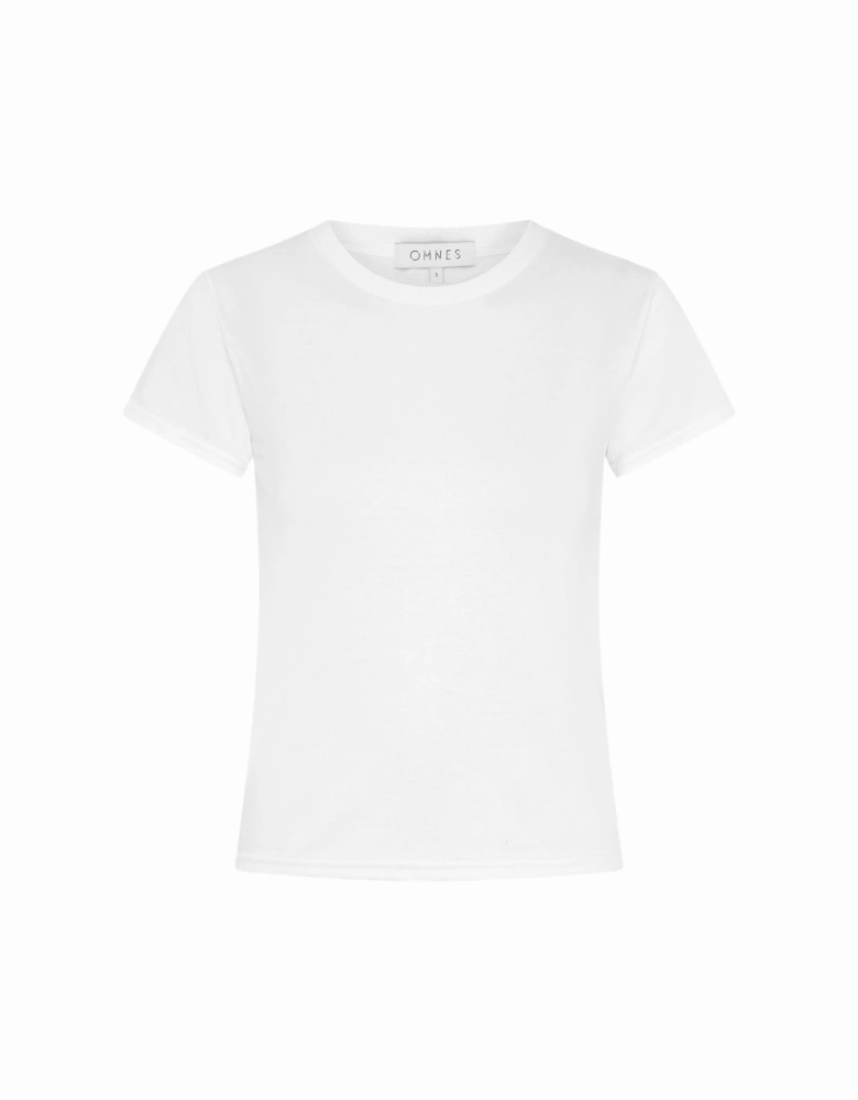 Jill Baby Tee in White