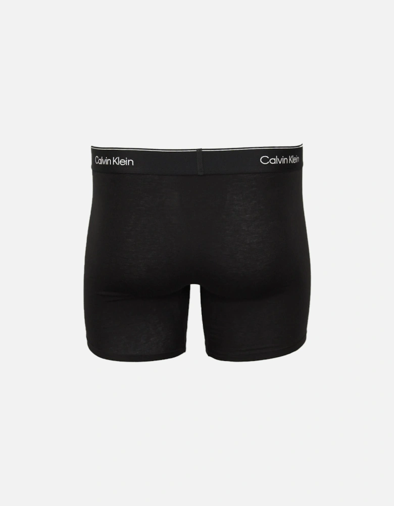 3-Pack Modern Cotton Boxer Briefs, Black