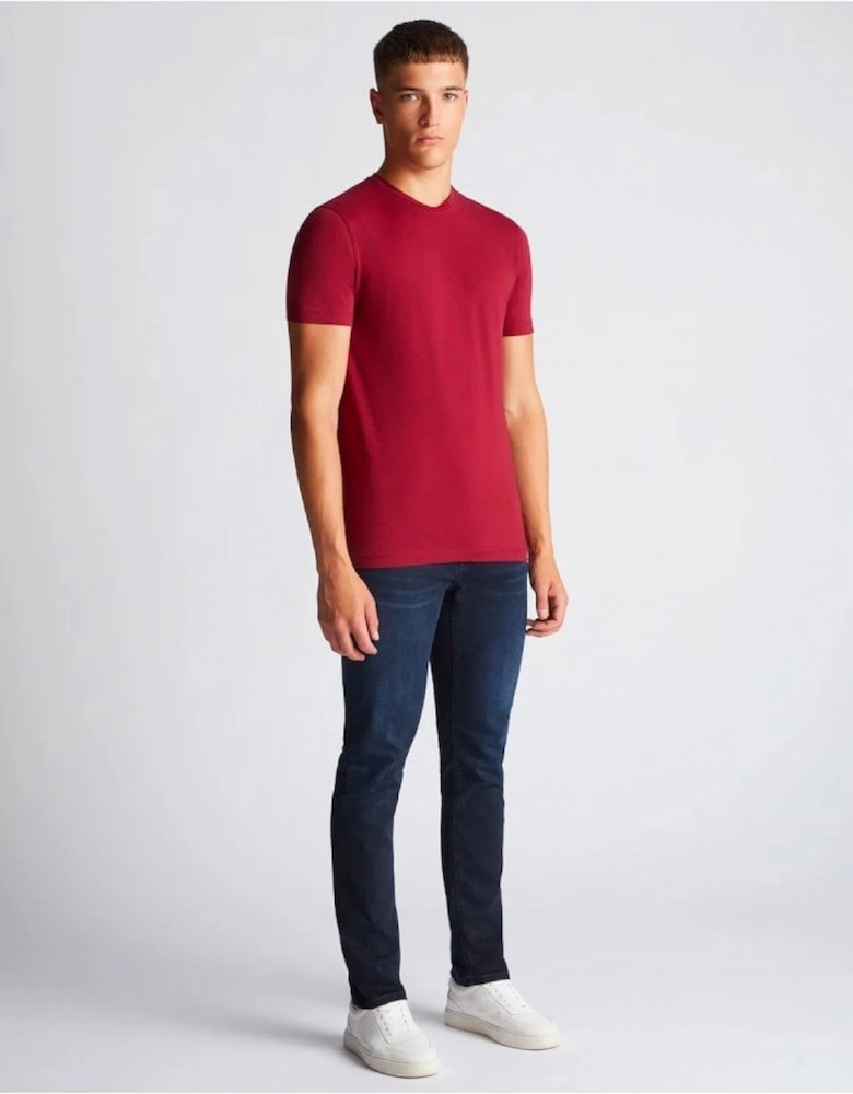 Premium Quality Crew Neck T-Shirt Raspberry