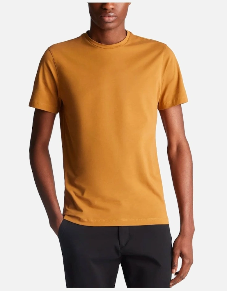 Remus Premium Quality Crew Neck T-Shirt Mustard