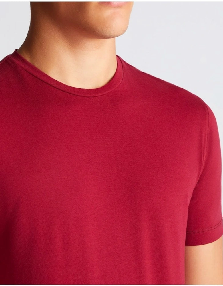 Premium Quality Crew Neck T-Shirt Raspberry