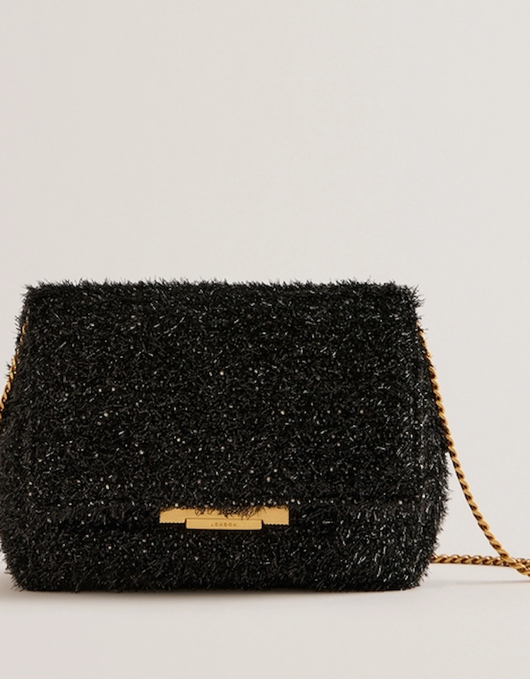 Liylah Metallic Lurex Crossbody Bag, 2 of 1