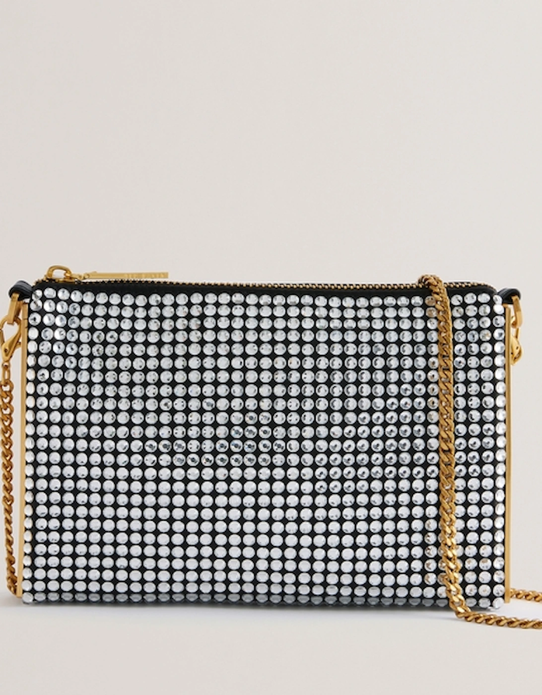 Kriisa Sequin-Embellished Side Bar Clutch, 2 of 1