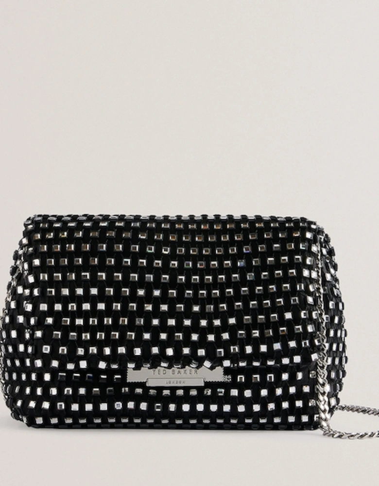 Glitszi Sequin-Embellished Crossbody Bag