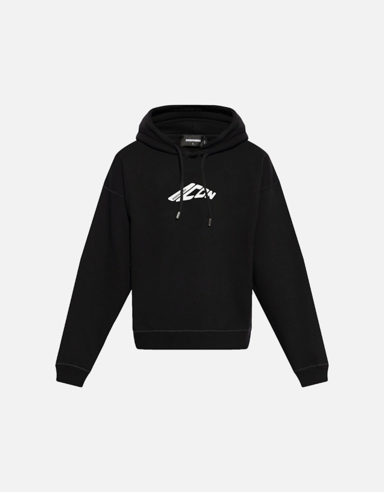 Icon Relax Fit Hoodie Black