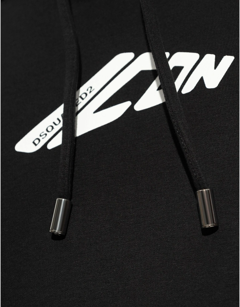 Icon Relax Fit Hoodie Black