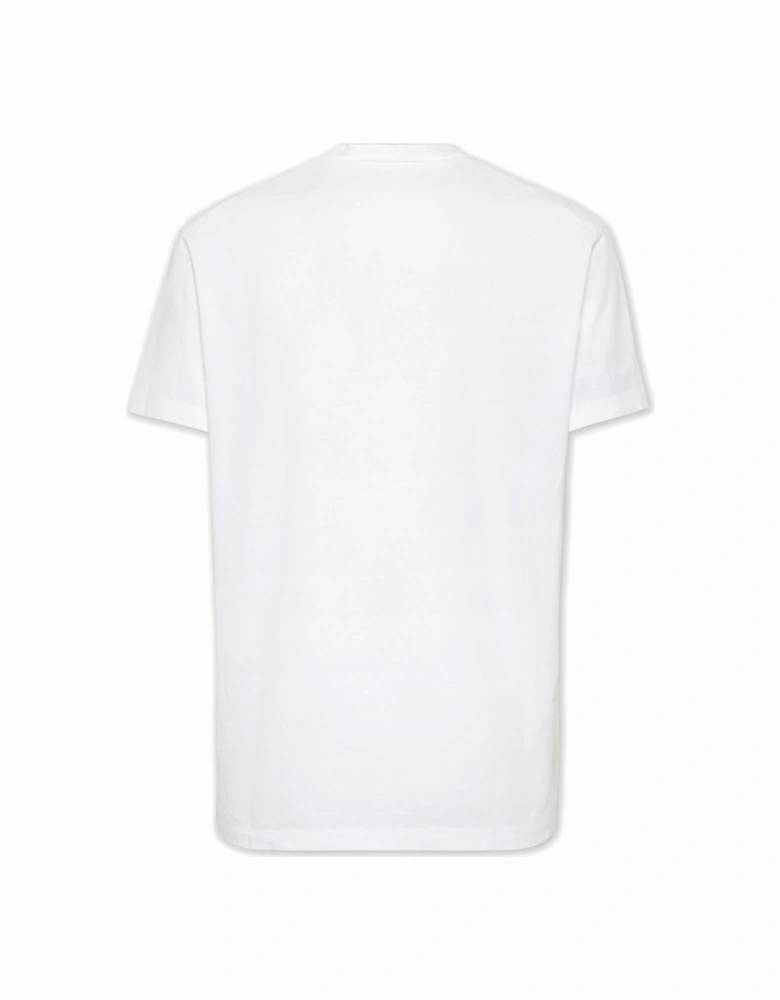 College Branding Cool Fit Tee White