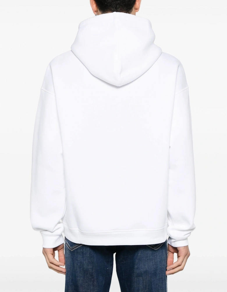 Icon Relax Fit Hoodie White