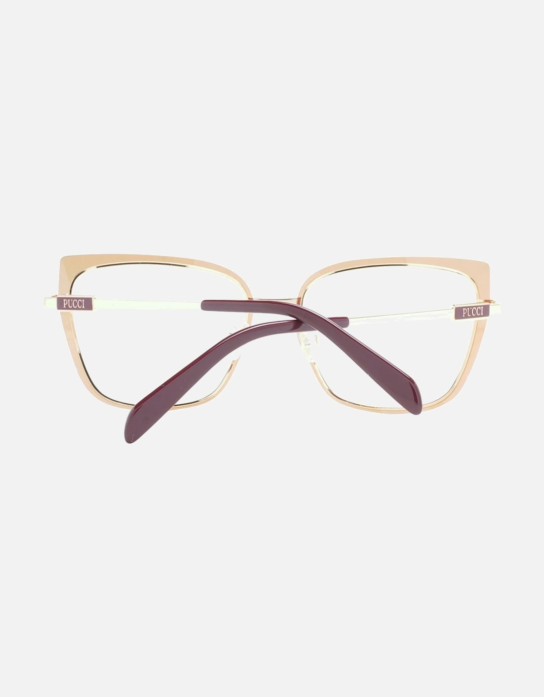 Cat Eye Metal Full-Rim Sunglasses Women - Gold Frames