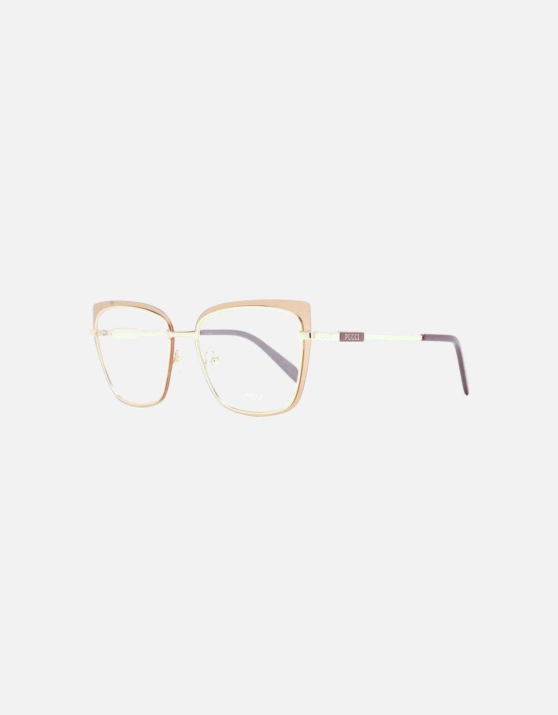 Cat Eye Metal Full-Rim Sunglasses Women - Gold Frames, 4 of 3