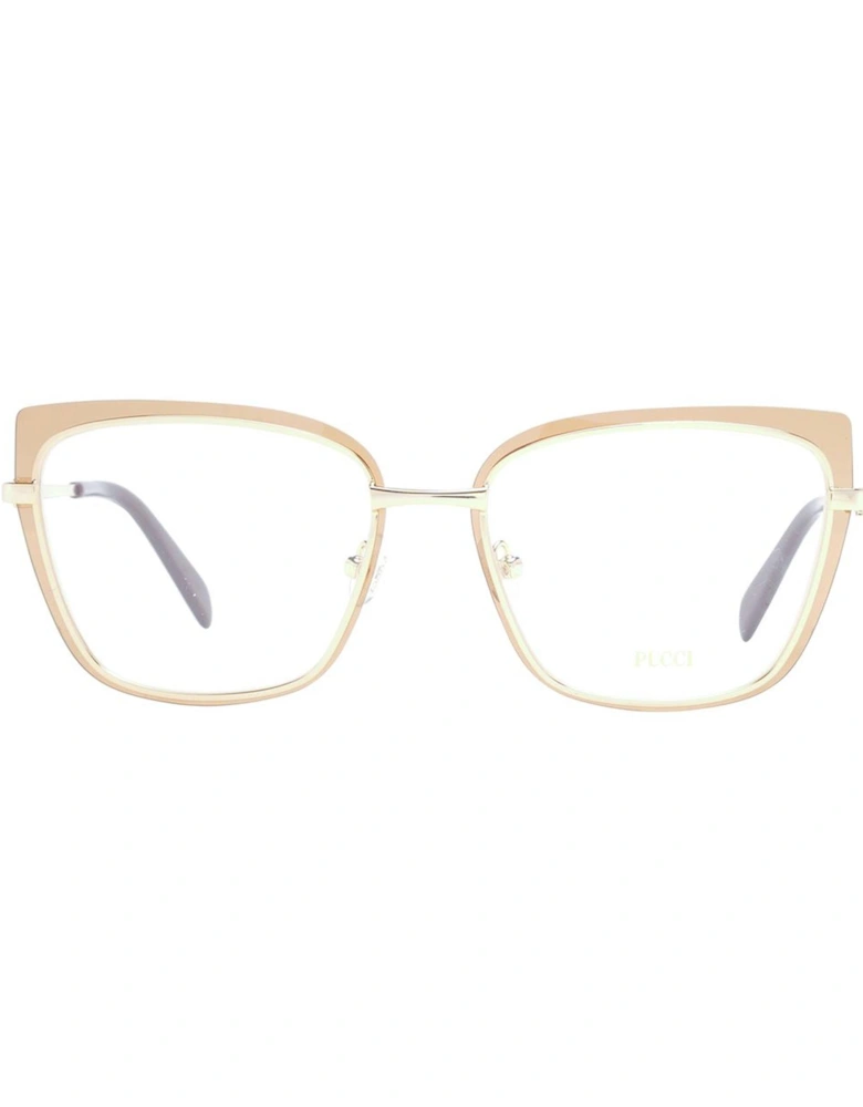 Cat Eye Metal Full-Rim Sunglasses Women - Gold Frames