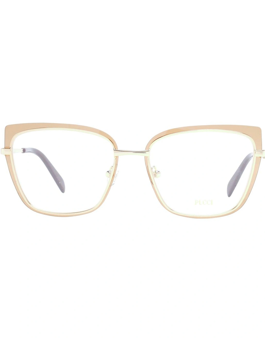 Cat Eye Metal Full-Rim Sunglasses Women - Gold Frames