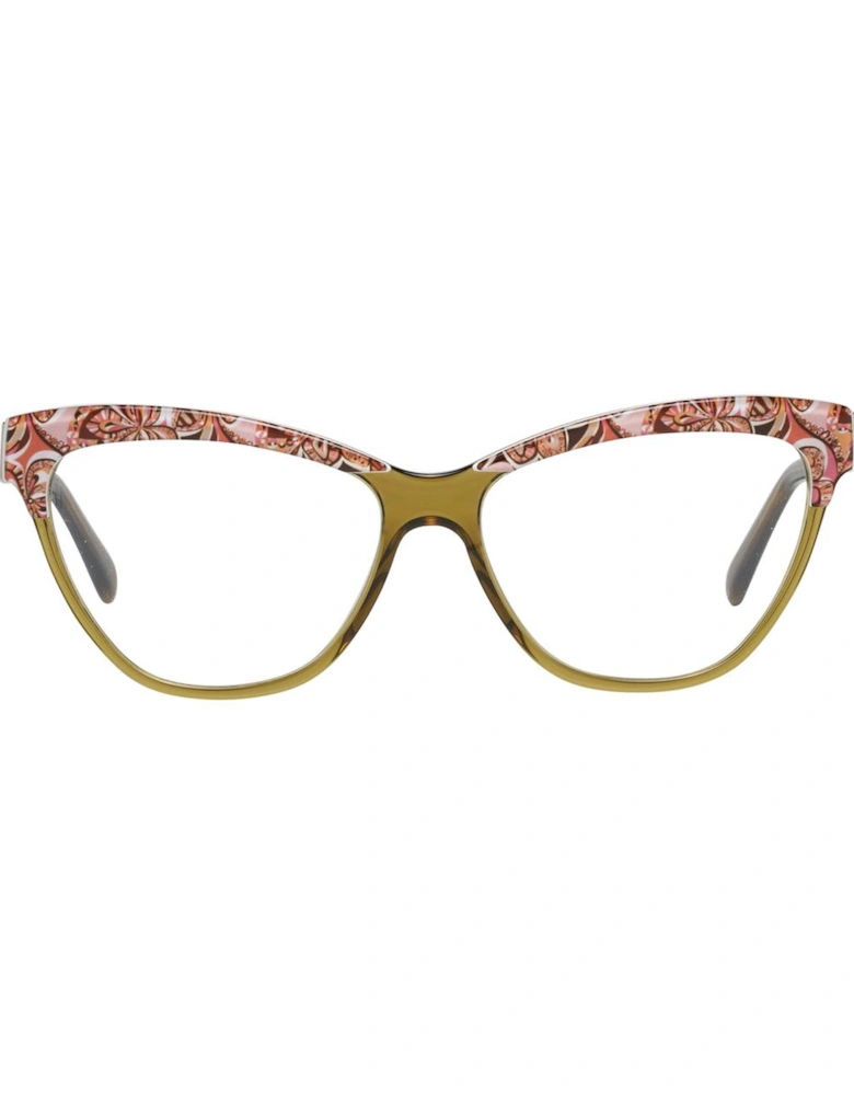 Full-Rim Multicolor Plastic Frame Glasses Women