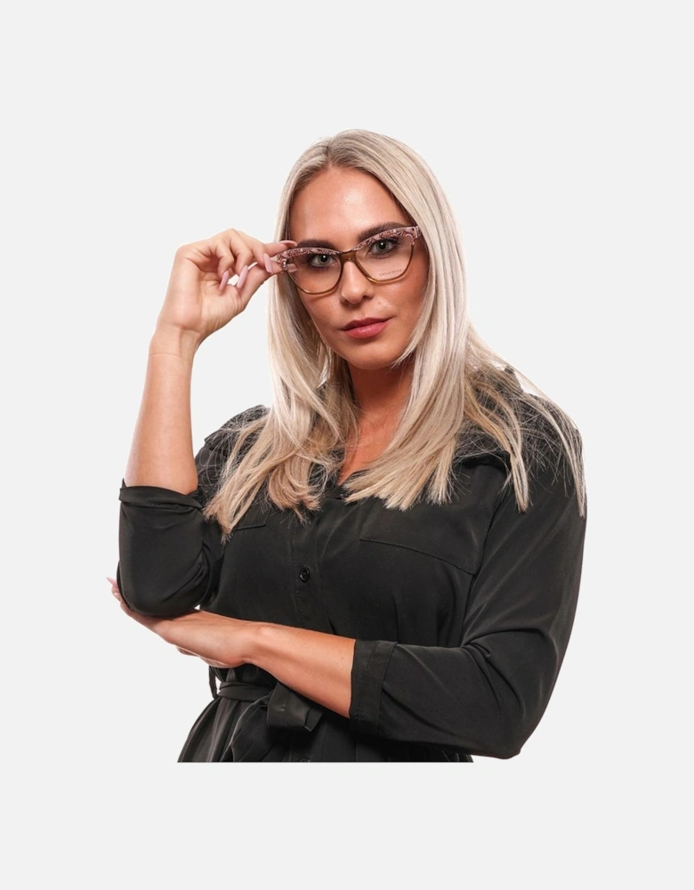 Full-Rim Multicolor Plastic Frame Glasses Women
