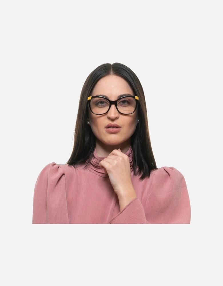 Full-Rim Butterfly Metal & Plastic Glasses Women - Brown Frames