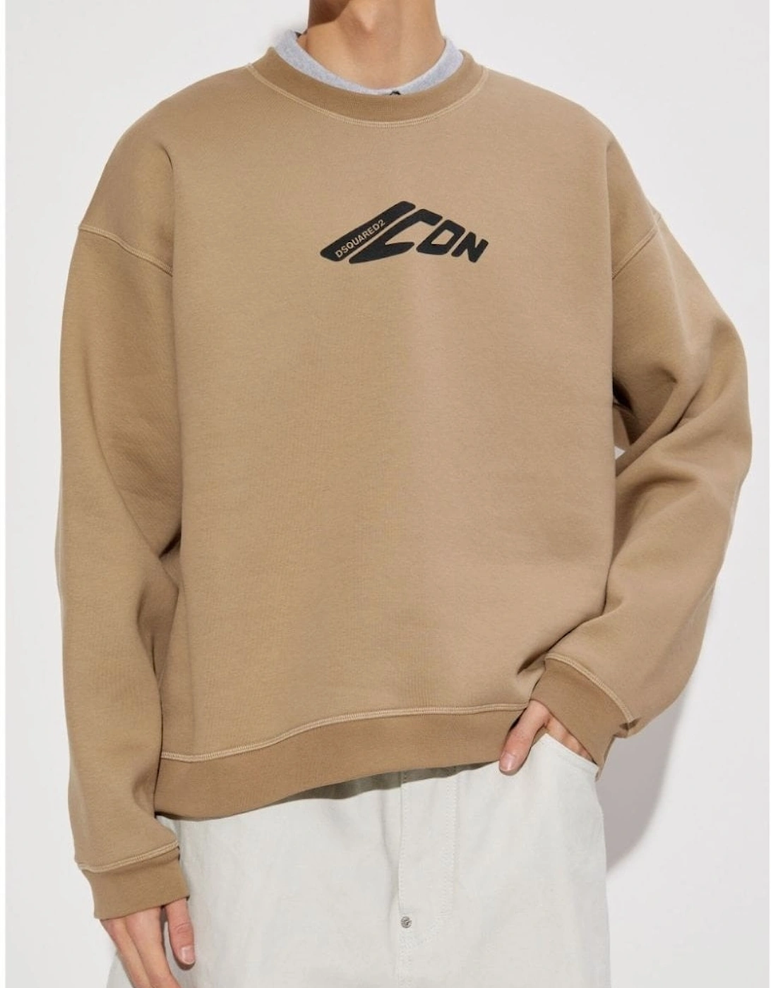 Icon Relax Fit Sweatshirt Beige