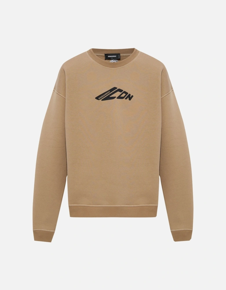 Icon Relax Fit Sweatshirt Beige