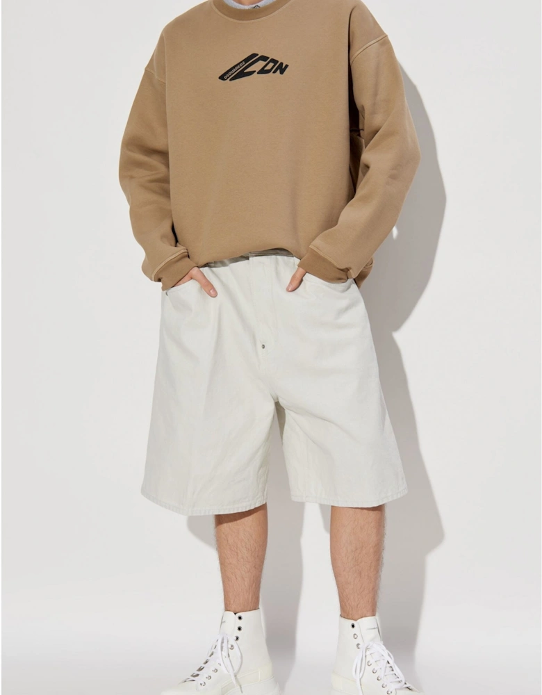 Icon Relax Fit Sweatshirt Beige