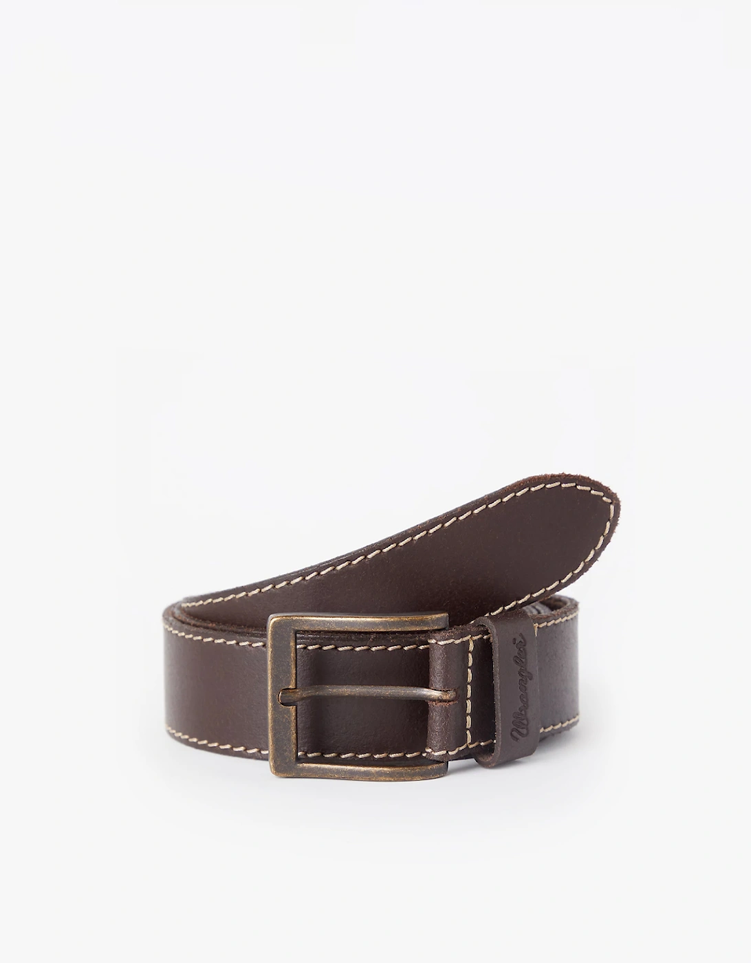 Men's Metal Loop Belt Brown