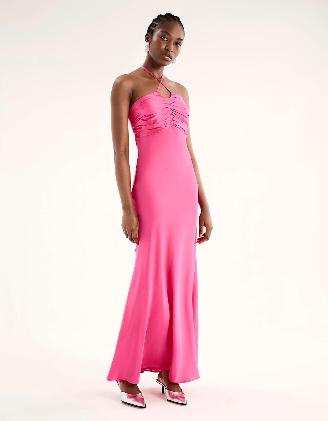 Cecilia Dress in Cerise