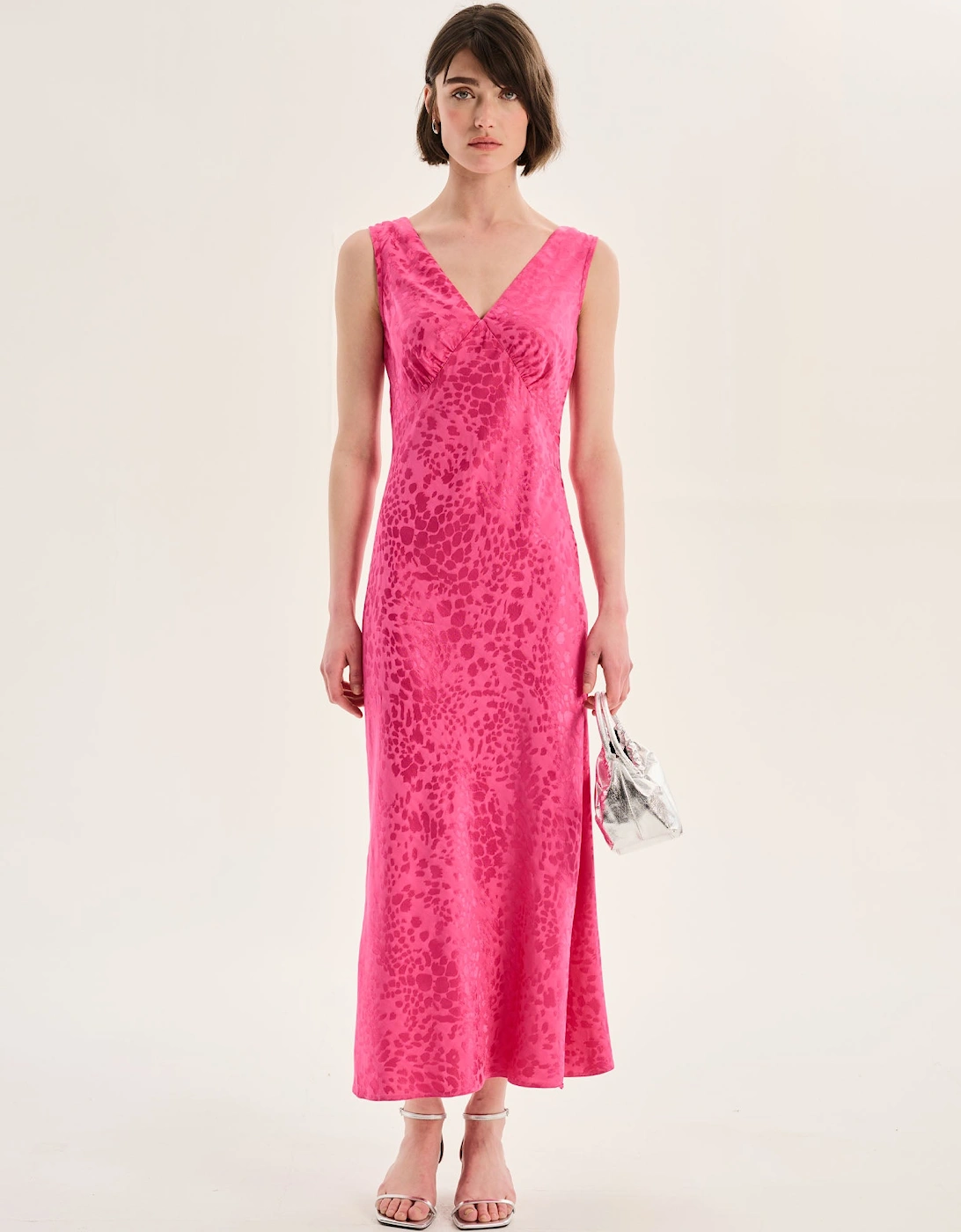 Omnes Women's Pink Iris Maxi Dress In Cerise - : Size 8