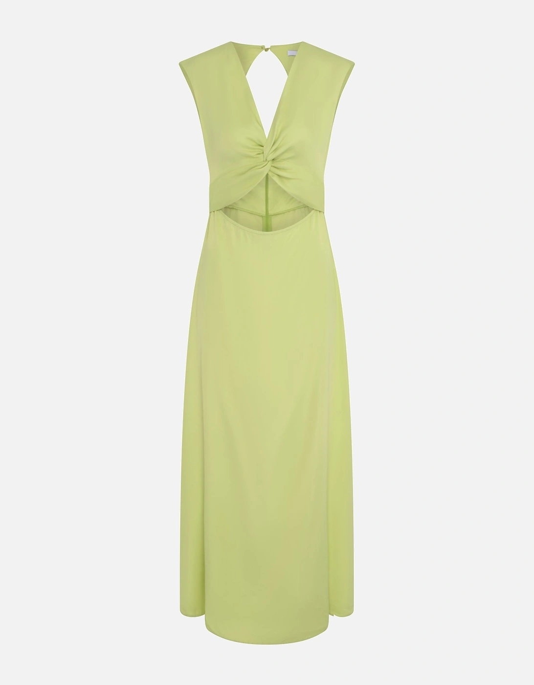 Marin Twist Front Dress in Lime