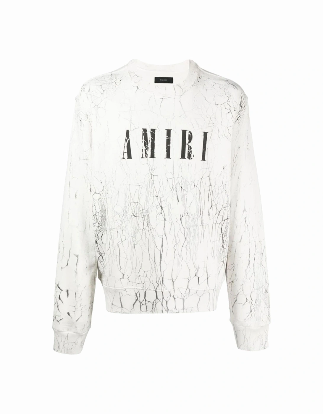 Cracked Dye Core Logo Sweatshirt in White, 5 of 4