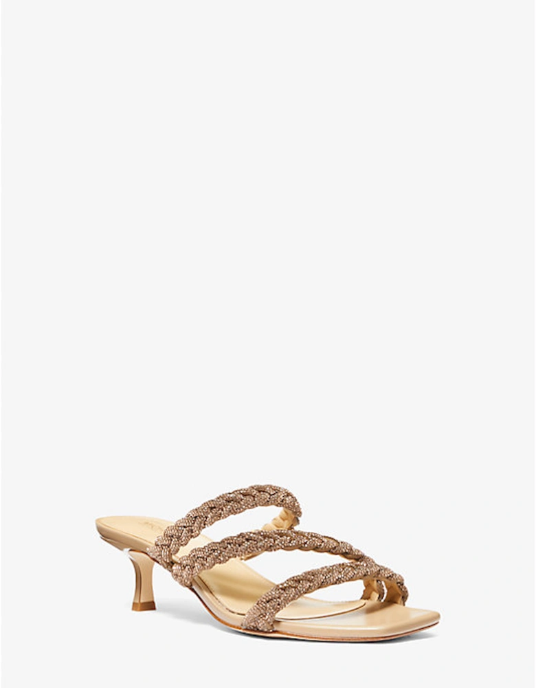 Celia Embellished Kitten Sandal