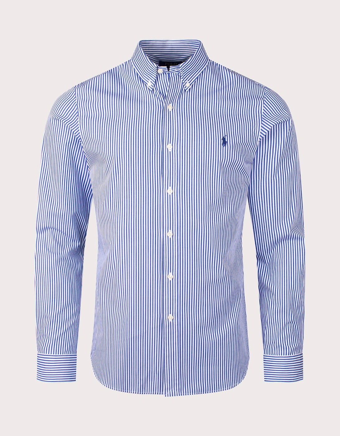 Slim Fit Striped Stretch Poplin Shirt, 4 of 3