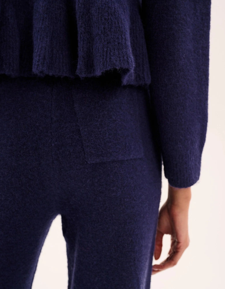 Kenny Knit Trouser in Navy