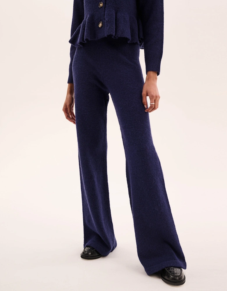 Kenny Knit Trouser in Navy