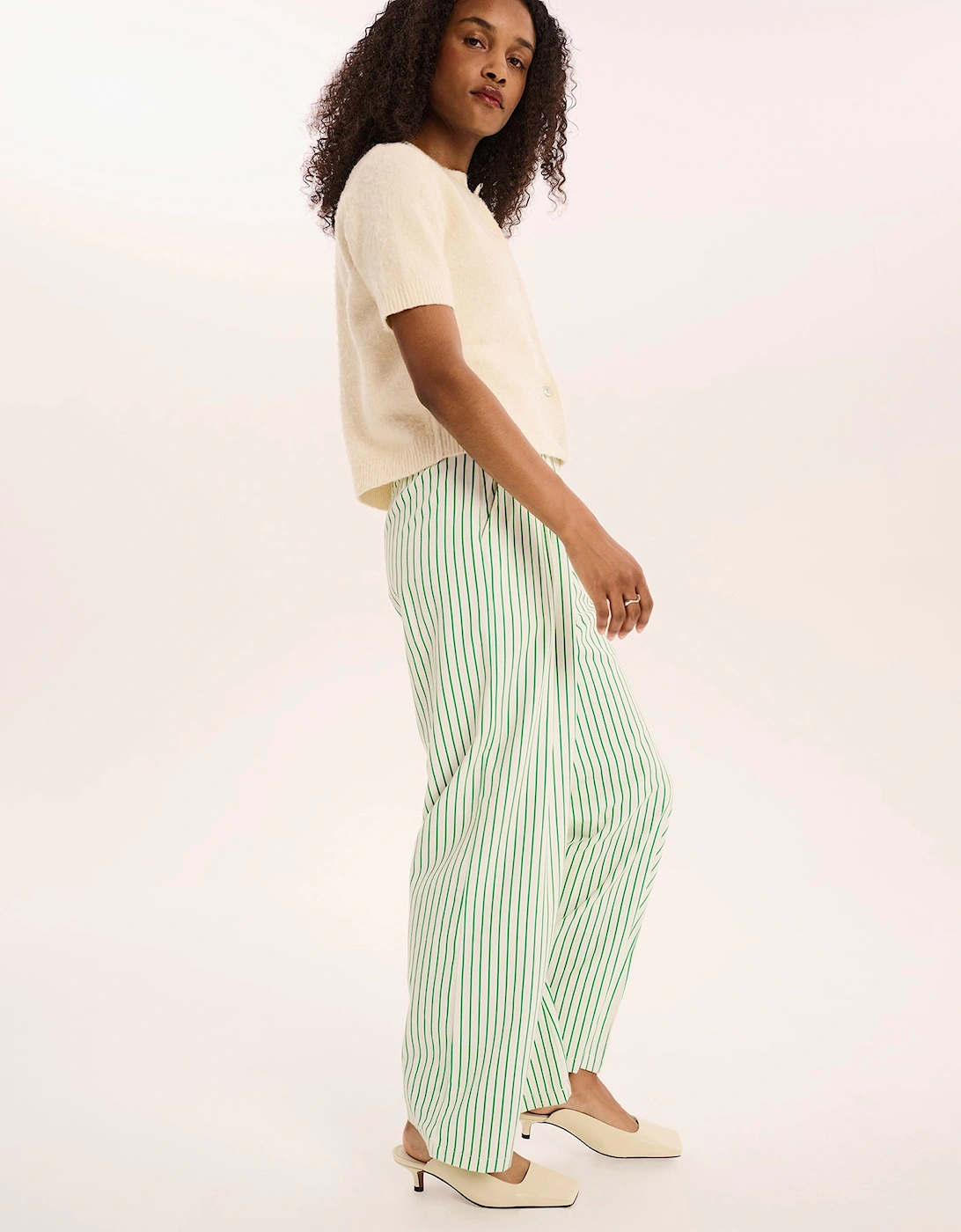Samara Wide Leg Striped Trouser
