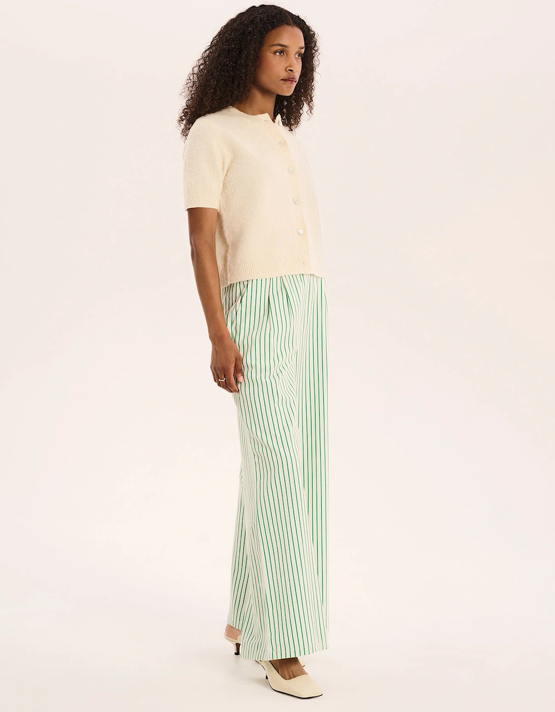 Samara Wide Leg Striped Trouser, 5 of 4