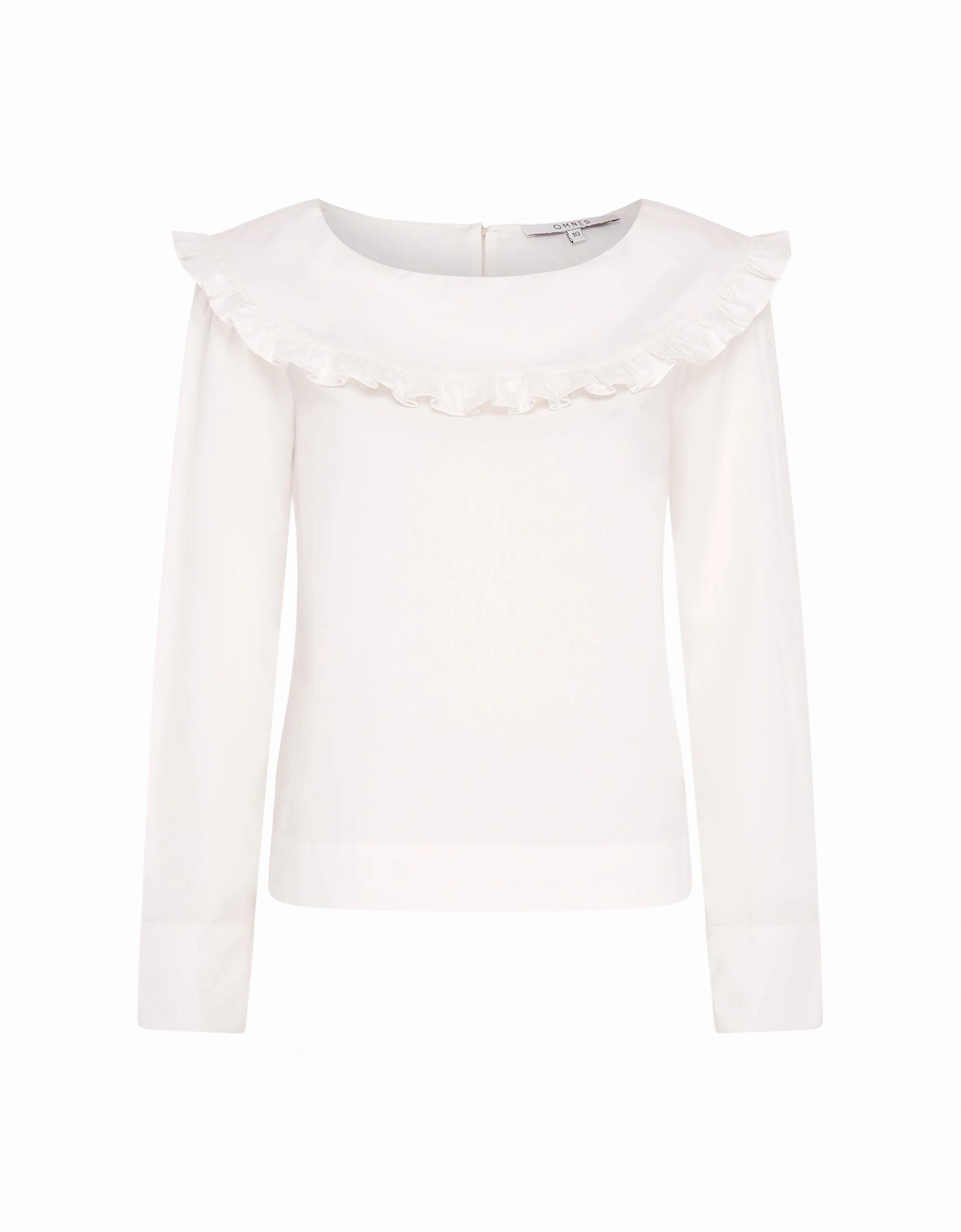 Briony Frill Blouse in White