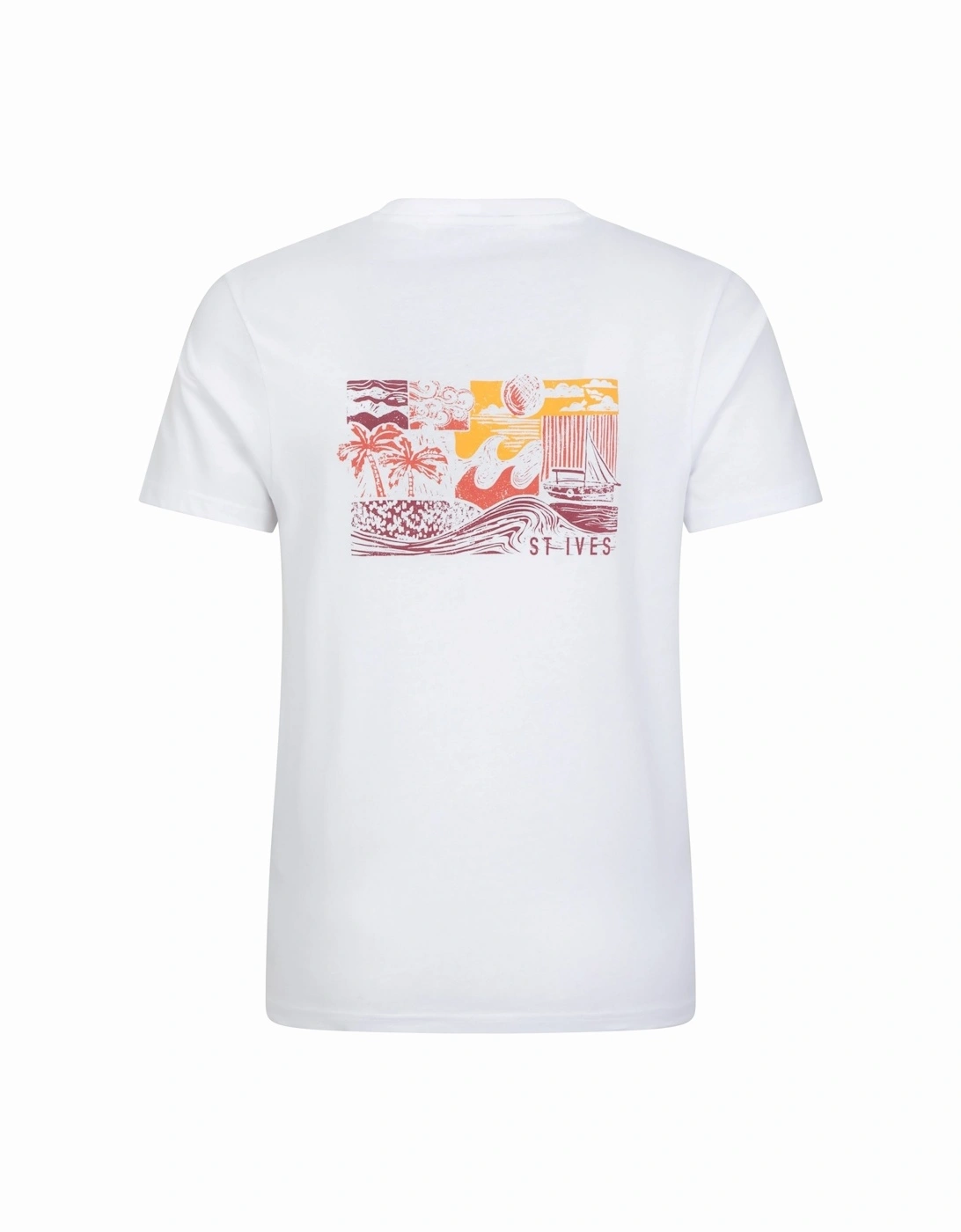 Mens St Ives Printed Organic T-Shirt