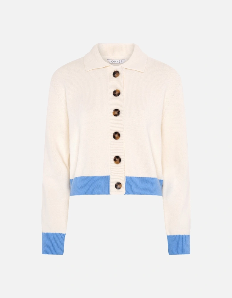 Betsy Colour Block Jumper in Cream