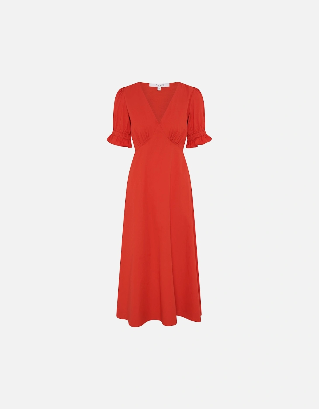 Beverly V Neck Dress in Red