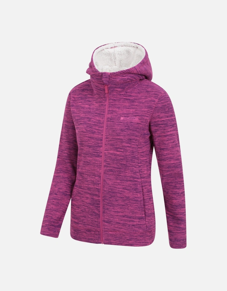 Womens/Ladies Snowdonia Fleece Full Zip Hoodie