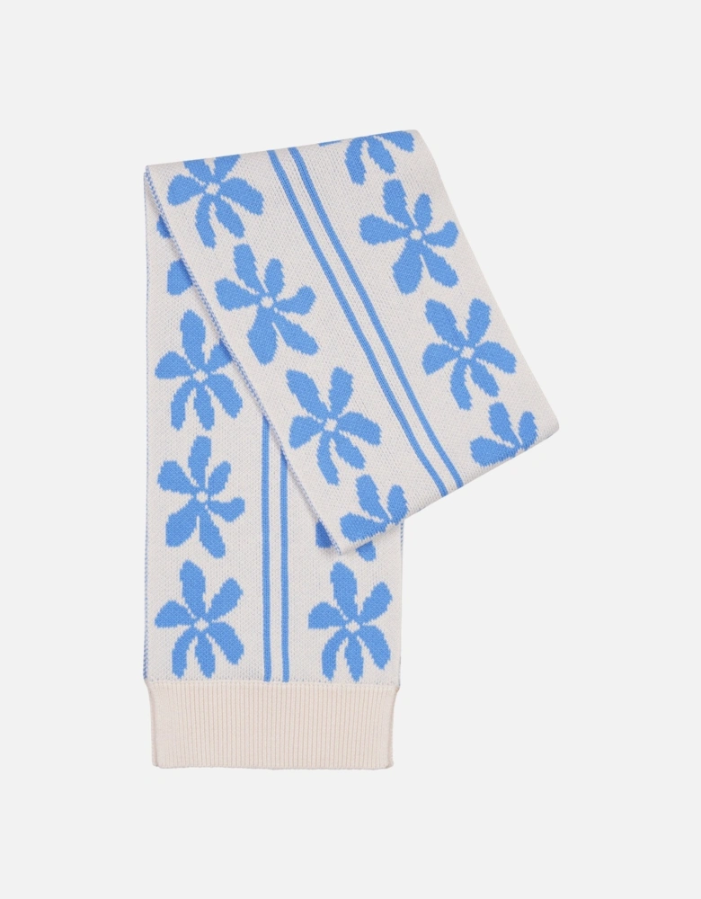 Molly Scarf in Blue Floral