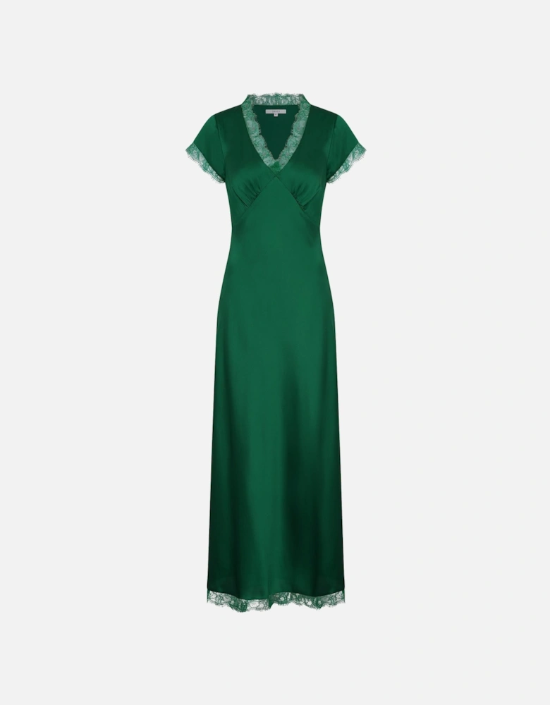 Woolf Dress in Alpine Green