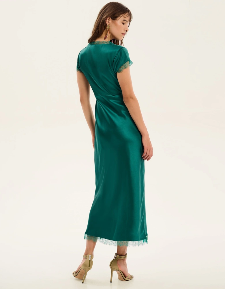 Woolf Dress in Alpine Green