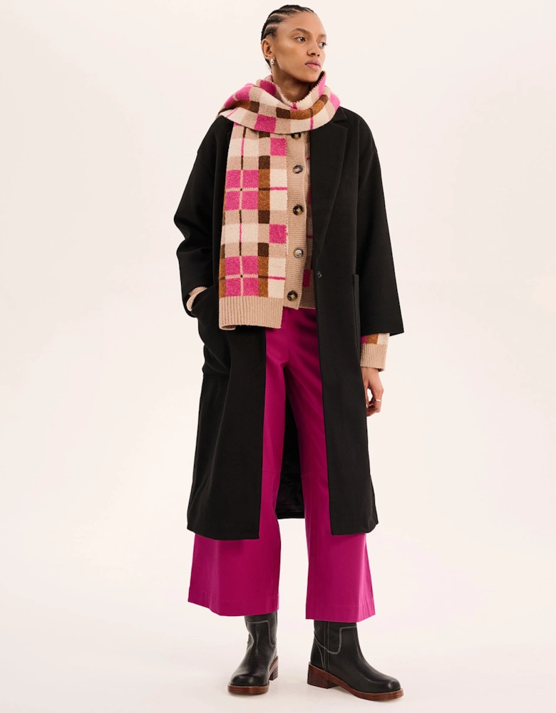 Molly Scarf in Pink Check
