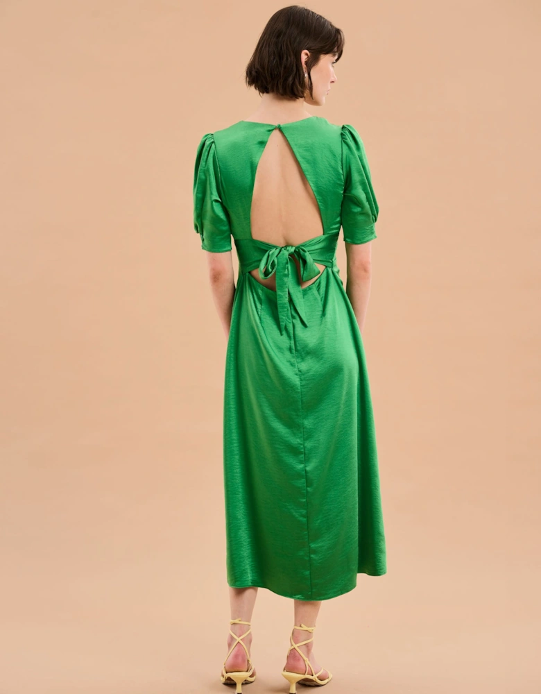 Odette Dress in Fern Green