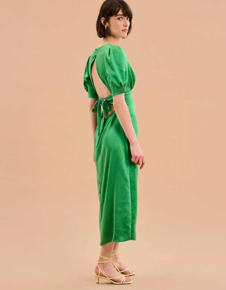 Odette Dress in Fern Green