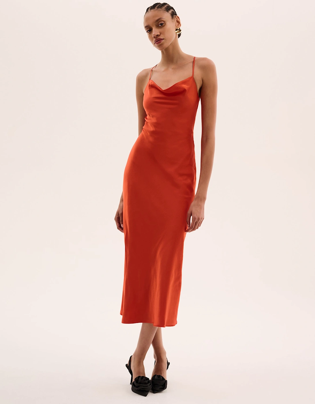 Riviera Midi Dress in Brick Orange, 6 of 5