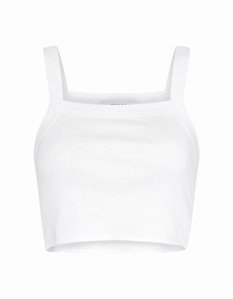 Rowan Cropped Top in White